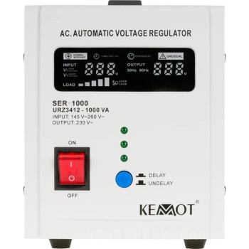 Стабілізатор напруги Kemot SER-1000 1000VA 145Vac-260Vac